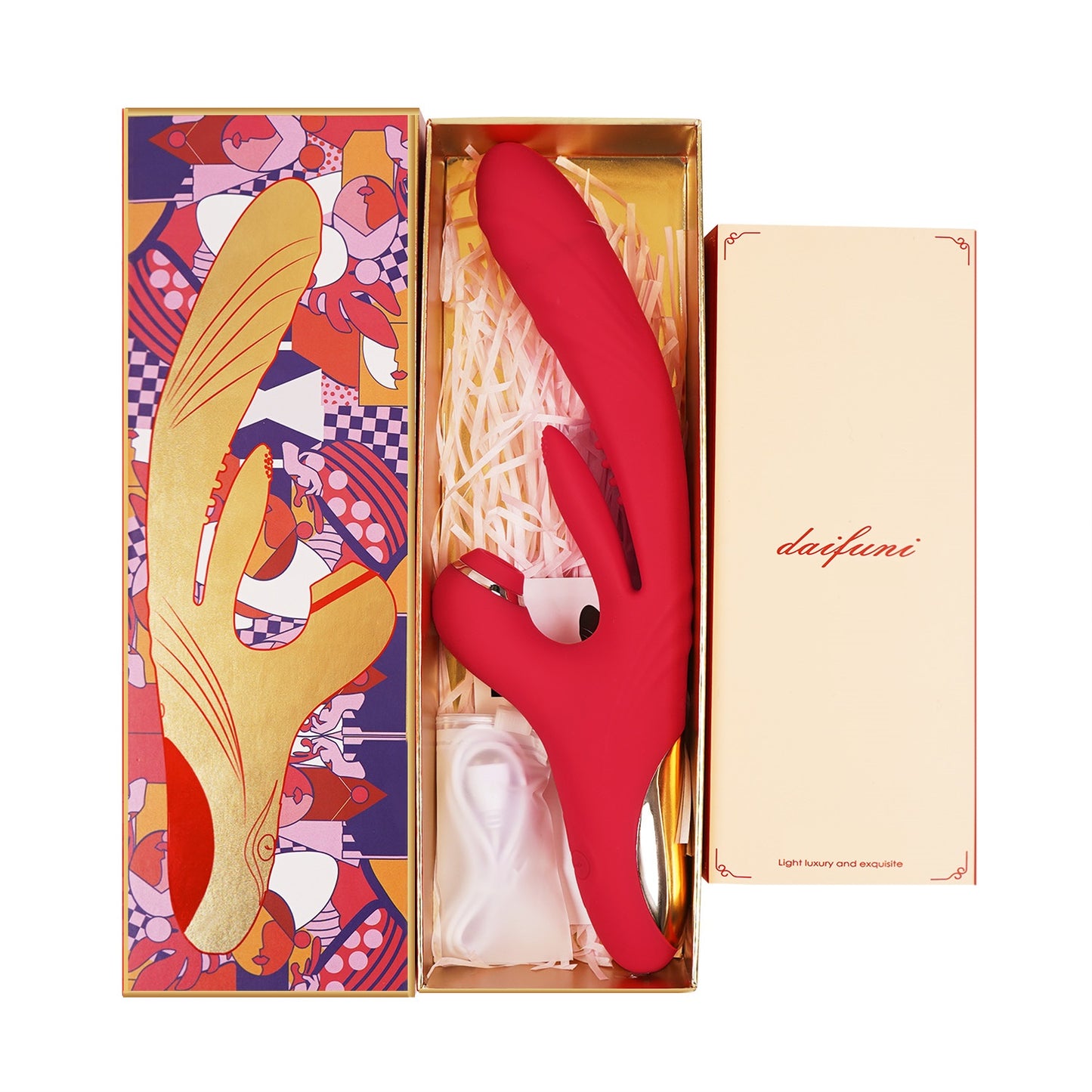 3-in 1 Suction & Thrusting Vibrator With Tongue For Clitoris & G-spot