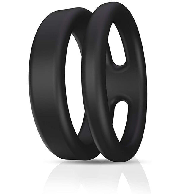 Silicone Dual Penis Ring, Premium Stretchy Erection Cock Ring Erection