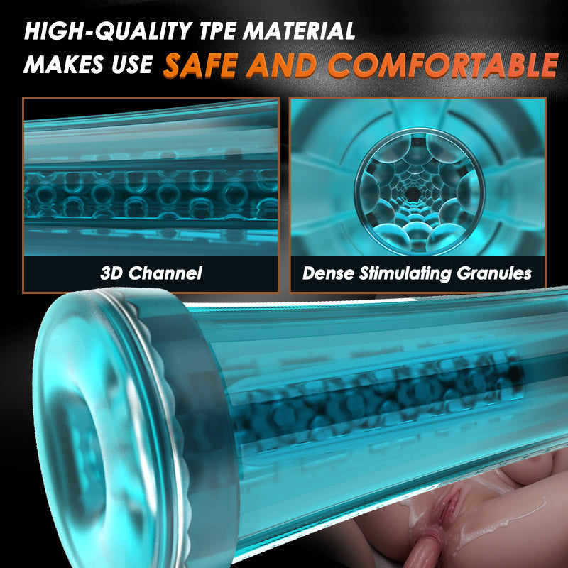 Aiden 3 Sucking Transparent Vacuum Penis Pump