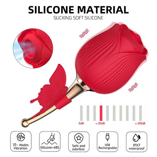 جهاز تحفيز مهبلي على شكل وردة