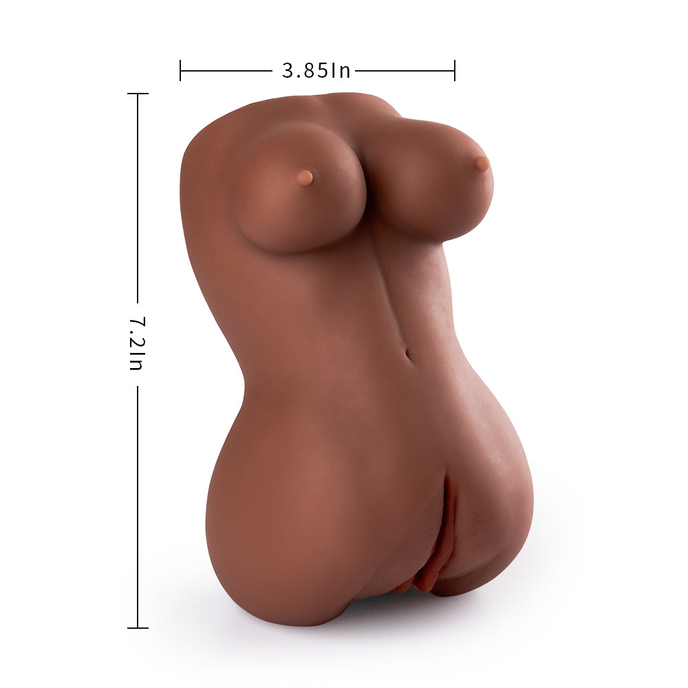 7.2-Inch Realistic Love Doll Male Masturbator with Pussy Ass Butt