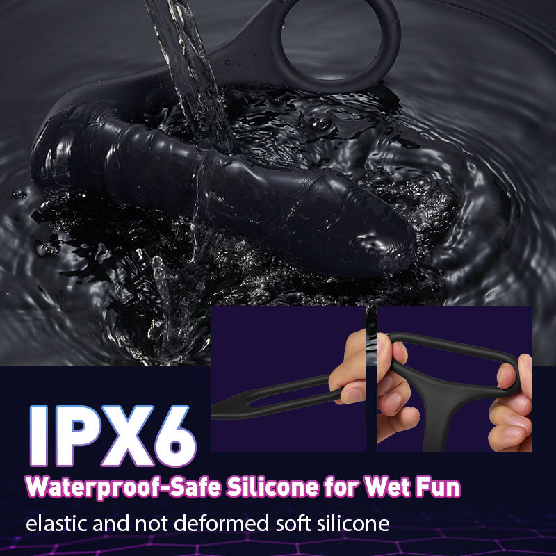 SALE Moore - 10 Thrilling Vibration 3 Thrusting Silicone Remote Contro