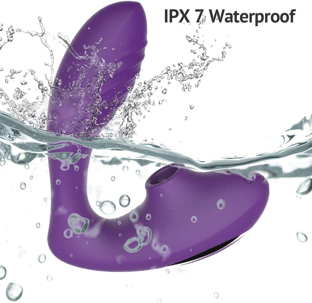 Clitoral Sucking Vibrator, G Spot Dildo Clit Stimulator With 10 Suction And Vibration Patterns