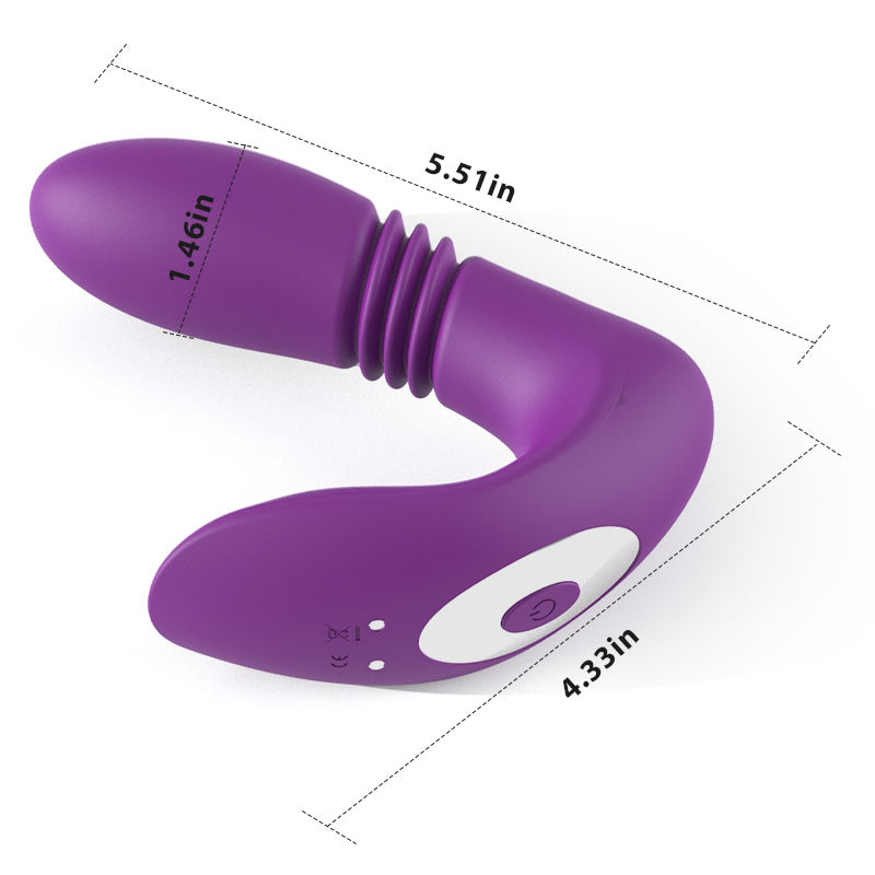Asisa - Super Powerful 12 Vibrating 3 Thrusting Stimulator