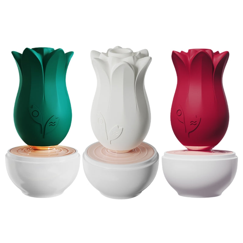 Rechargeable 4 Modes Rose Stimulator