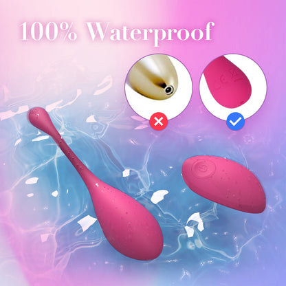 Silky-Smooth Silicone Head Vibrating Egg with Remote Control