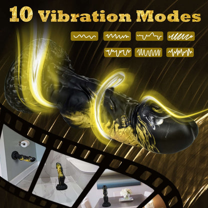 Fantasy Dildo Realistic Dildo- Titan-Black Vibe