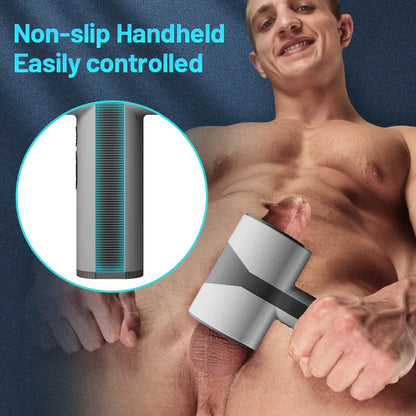 Raiden - Automatic 5 Telescopic Rotation 7 Vibrations Handheld Male Masturbation Cup
