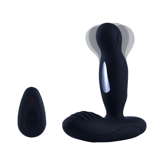 LEVETT E-Stim 360�� Rotation Vibrating Prostate Anal Plug with Remote