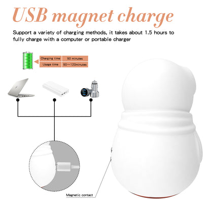 Snowman Sucking Egg Jumping Vibration Stimulation Massager