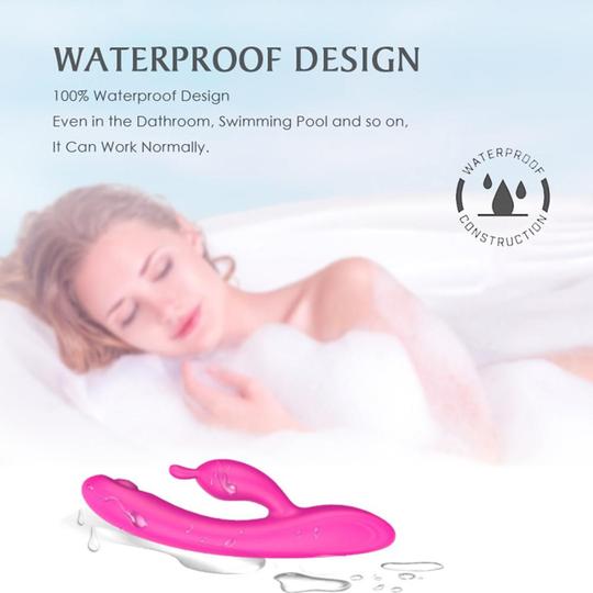 Dual Motor 9X9 Modes Flapping Clitoris G-Spot Rabbit Vibrator