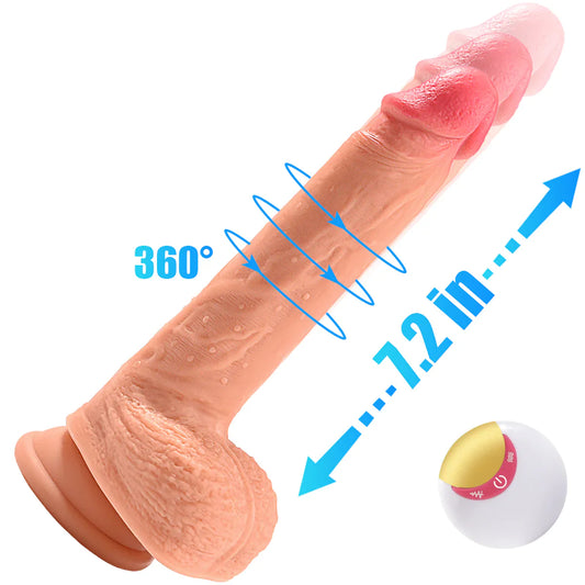 8 Vibration Modes Auto Huge Dildo 8.7 inch G-Spot Thrusting
