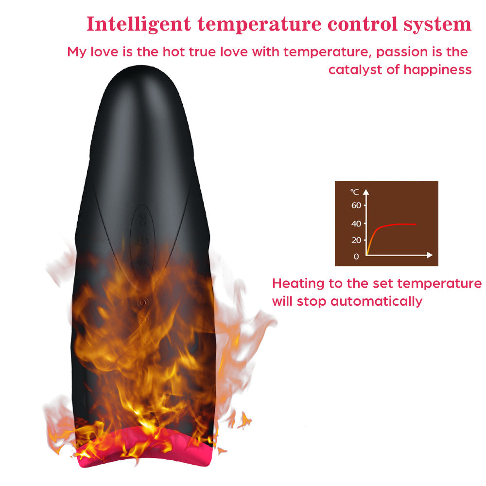 Heated Oral Sex Aircraft Cup Penis Exerciser Allows Men's Masturbation