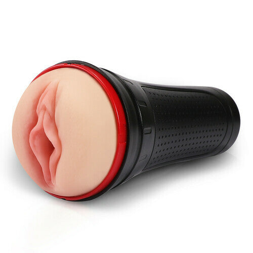 S-HANDE 2 IN1 Vibrating & Realistic Vagina Fleshlight Masturbator
