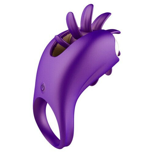 حلقة قضيب سيليكون ناعمة قابلة للدوران بعشر سرعات