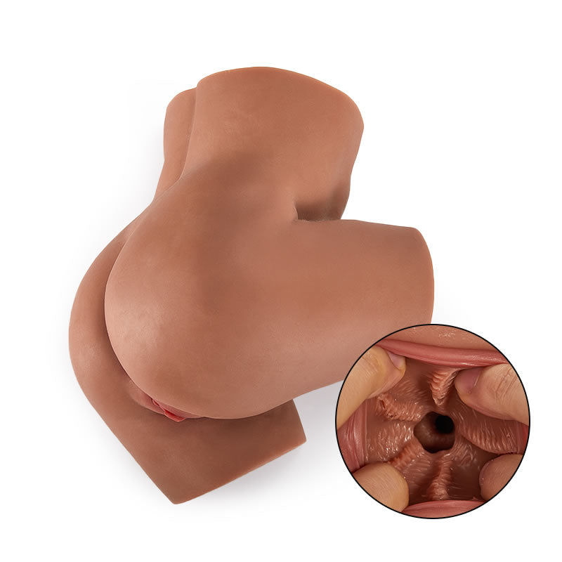 Acmejoy 8 lbs Russet Petite Side Saddle Lifelike Doll Male Masturbator