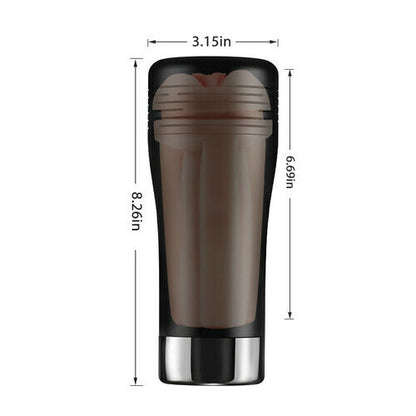 ACMEJOY 10 Vibrating Modes Masturbator Cup With 3D Realistic Textured Pocket Vagina Pussy