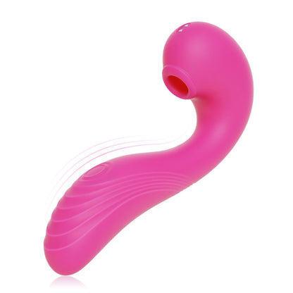 TRIPLE AROUSAL Clitoral Sucking Licking and G Spot Vibrator