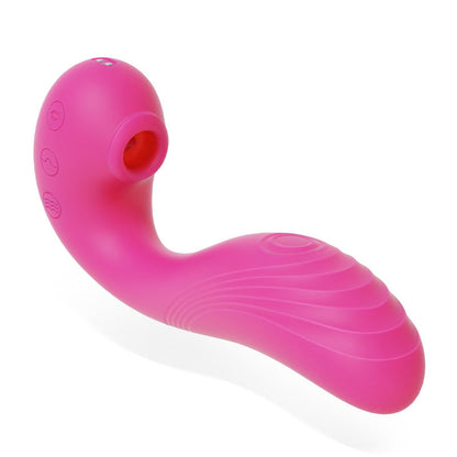 TRIPLE AROUSAL Clitoral Sucking Licking and G Spot Vibrator