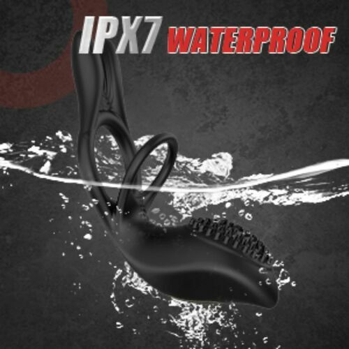 AcmeJoy 10 Vibrating Remote Control Rabbit Cock Ring