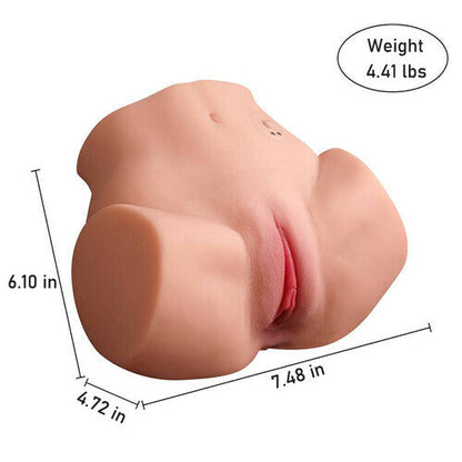 AcmeJoy Vibrating and Variable Channel Tight Wrapping Realistic Butt Masturbator