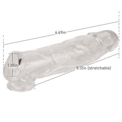 AcmeJoy Thick Transparent Penis Sleeve