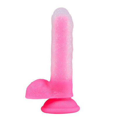KM-Pink Soft Lifelike Silicone Manual Wearable Dildo with Strong Suction Cup 6.70 Inch