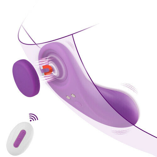 AcmeJoy 7 Vibrating Wearable Low Noise Panty Egg Vibrator Magnetic Clip with Remote Control