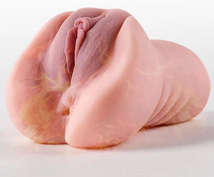 Pocket Pussy Male Masturbation Sex Toys with Realistic 3D Vagina and Tight Anus. Portable Man Masturbation Stroker Adult Sex Doll