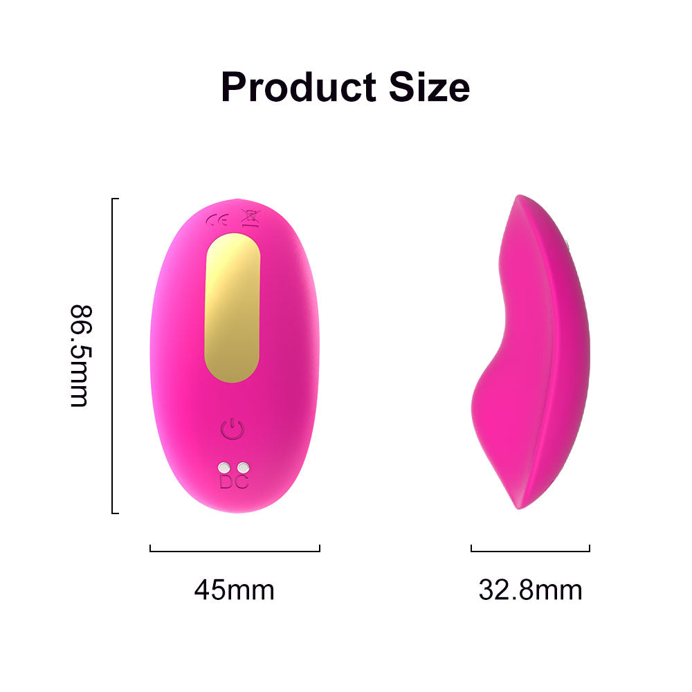 Silicone Remote Wearable Clitoral Vibrator