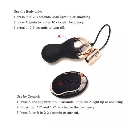 Waterproof Love Eggs Adult Toys Vibrators Wireless Remote Control