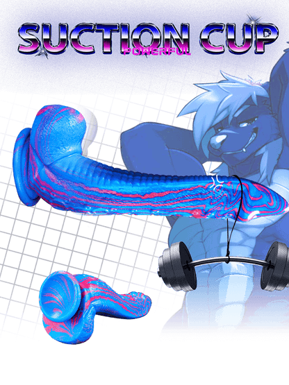 Realistic Silicone Colorful Monster Dildo MARS