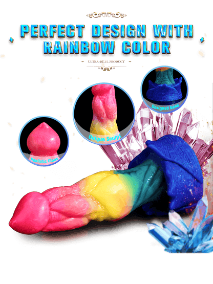 Huge Colorful Realistic Waterproof Dildo URANUS