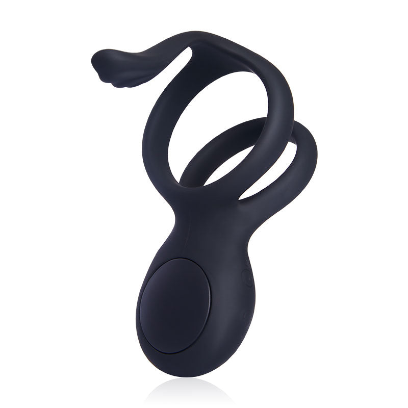 Hot Vibration Stimulating & Remote Control Double Cock Rings for Couple Play