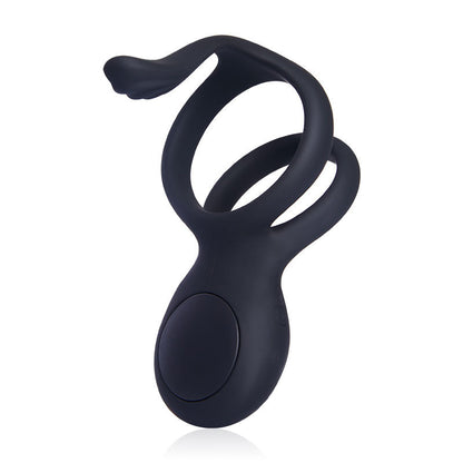 Hot Vibration Stimulating & Remote Control Double Cock Rings for Couple Play