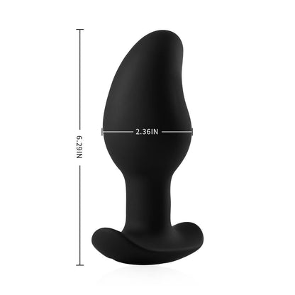 Silicone E-Stim Vibration Remote Anal Massager