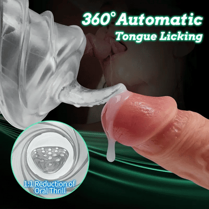Summer New Rotating Tongue Water SPA Automatic Male Masturbator