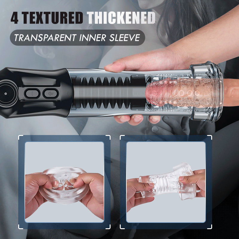 Cupsland 7 Vibrating 3 Sucking Enhance Erection and Masturbation 2 in 1 Penis Pump