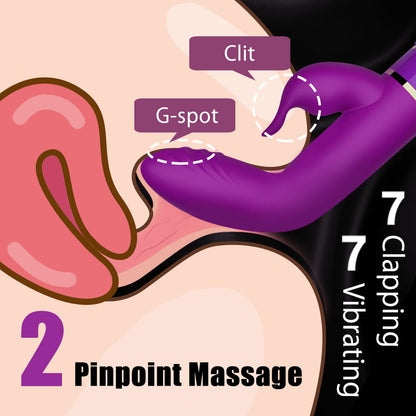 Soft Clapping Vibrating Rabbit Vibrator