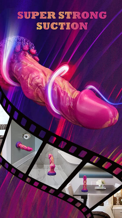 Fantasy Dildo Realistic Dildo- Titan-Golden