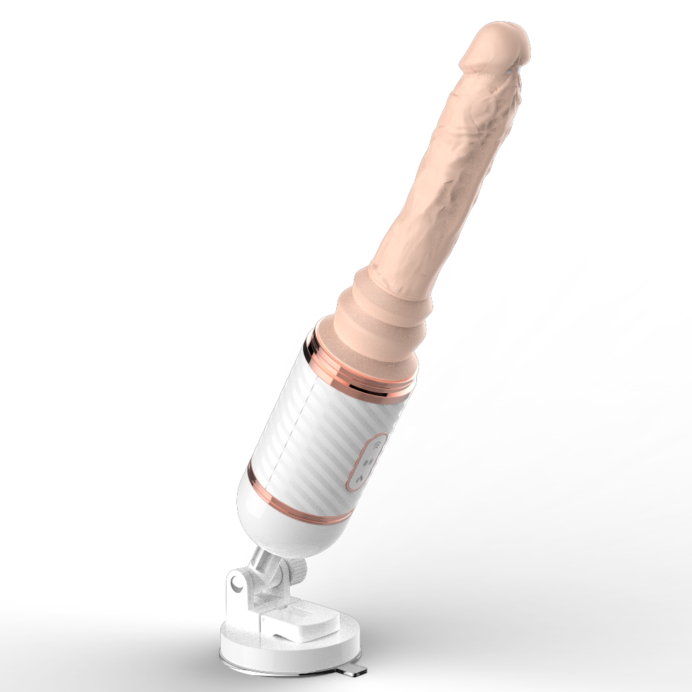 Remote Control Thrusting Dildo Vibrator Automatic Swing Tongue Licking