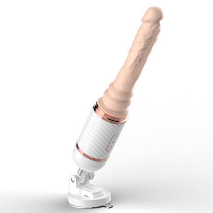 Remote Control Thrusting Dildo Vibrator Automatic Swing Tongue Licking