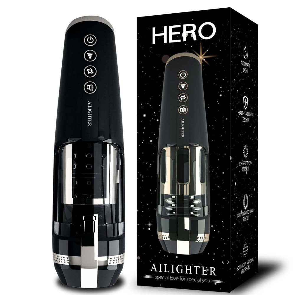 Vibrbud Telescopic Male Masturbator Sucking Heating Aircraft Cup