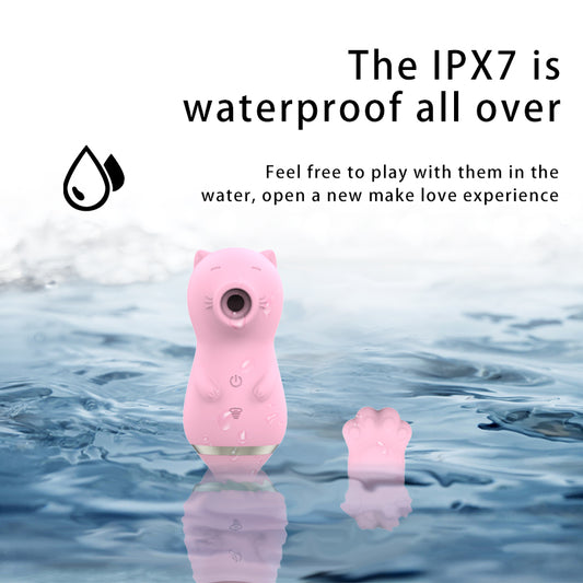 Kitten Wireless Remote Control G-spot Super Power Suck Vibrator