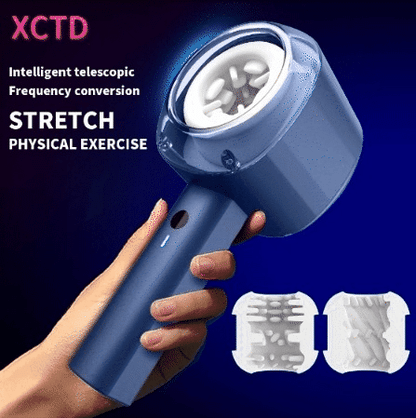 Pearlsvibe - Hair Dryer Men's Vibration Exercise Aircraft Cup Silicone Masturbator Glans Penis Trainer