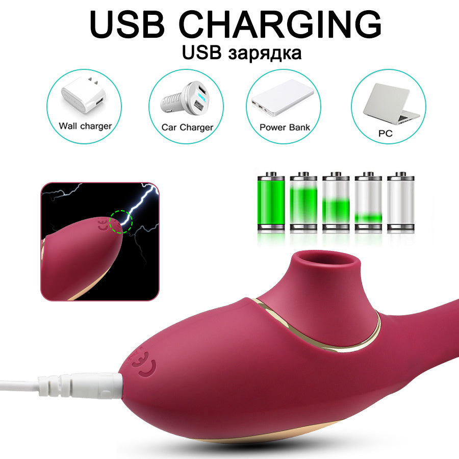 Sucking Vibrator for Women 10 Mode Suction Cup Vibrator