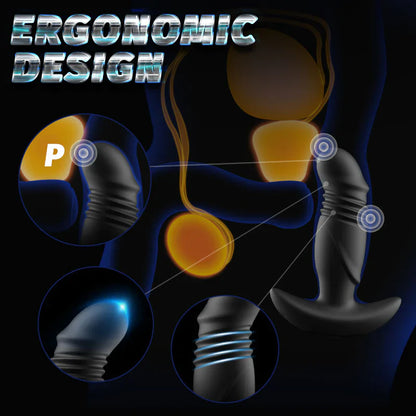 Demon Prostate Massager with APP-remote control 3 Thrusts & 9 Vibrations