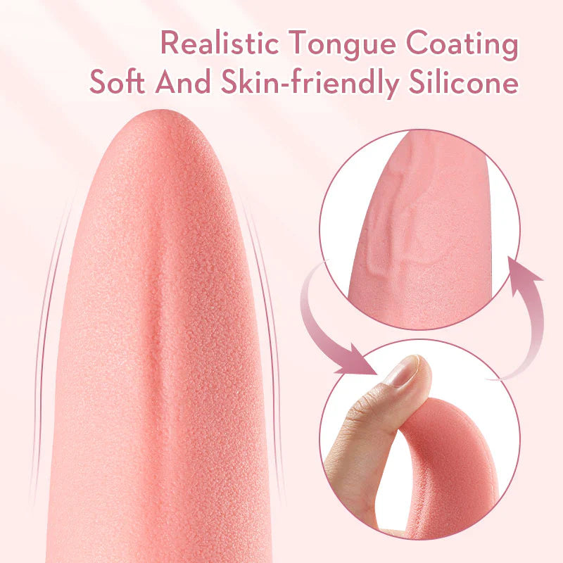 Clit Licking Tongue Vibrator with G Spot Stimulator