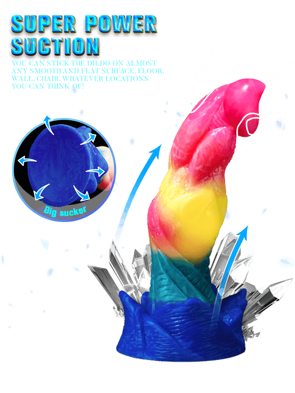 Huge Colorful Realistic Waterproof Dildo URANUS