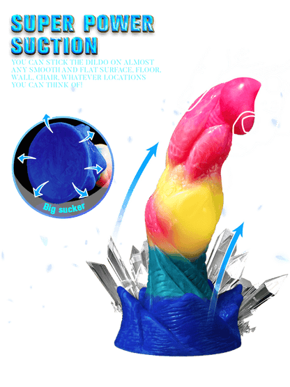 Huge Colorful Realistic Waterproof Dildo URANUS